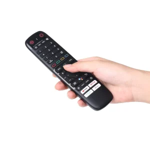 New Arrival Support LOGO Smart Home Ble/IR/RF Voice Tv LED Indicator Light Black 45-keys Remote Control Manufacturer