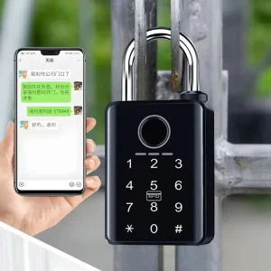 New Arrival Waterproof Tuya Smart Intelligent Fingerprint Door Lock Padlock With Key