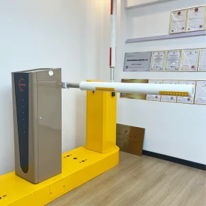 New Arrival Yellow Fast Brushless Barrier Gate Automatic Security Barrier Gate System Turnstile Traffic Boom Barrier