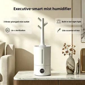 New Best Selling 4L Humidifier Smart Desktop Home Use Ultrasonic Aromatherapy Mist Maker 36 45dB Quiet Operation Timing