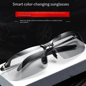 New Cross border Polarized Sunglasses Day and Night Dual purpose Night Vision Color changing Glasses Men’s Driving Sunglasses