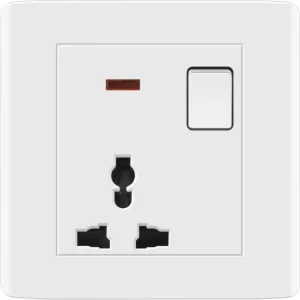 New Design DC Electrical Universal Standard Wall Switch and Socket Smart Power Socket With USB Port and Indicator