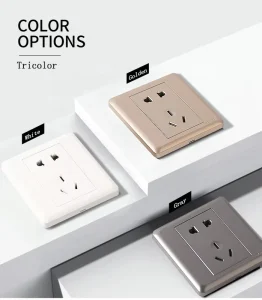 New Design DC Electrical Wall Switch and Socket Smart Power Socket With USB Port