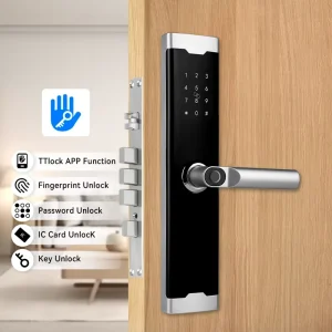 New Design Smart Electric Digital Keypad Door Lock TTlock Tuya APP Locks Fingerprint Smart Lock