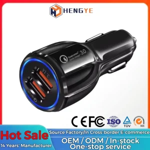 New Design Trending CE FCC Rohs Certification Quick Charging Cell Phone Smartphone Car Charger
