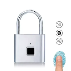 New Design USB Charging Waterproof Fingerprint Smart Lock Keyless Padlock Door Box Bag Suitcase for Glass Aluminum Door