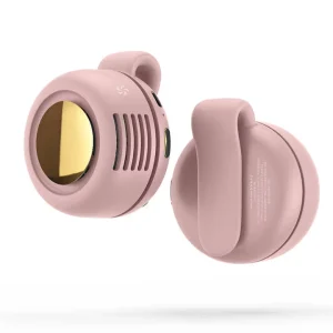 New Design Waist Hanging Whirlwind Fan Portable Leafless Clip On Neck Waist Fan USB Air Cooler Hanging Neck Fan for Traveling