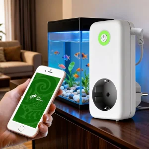New Design WiFi Smart Socket With Electricity Usage Monitor and Environmental Sensor for Smart Home IoT