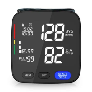 New Design Wrist Type Sphygmomanometer BP Monitor Ambulatory Smart Digital Blood Pressure Monitor Wrist Watch