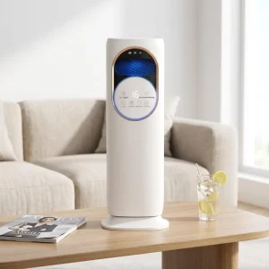 New Dual Mode Cool and Warm 3 Speed Air Cooler with Remote & Touch Control Oscillation Timer Humidification for Household Use