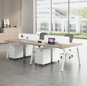 New Durable Adjustable Smart Office Table System Modular Desk File Drawer Storage Tech Workstation Modern Office Partitions for