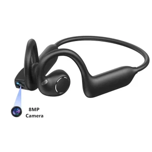 New E900 Smart Headphones with 8MP Camera Video Recording Wireless Sport Earphones AI Translation Bone Conduction Sports Headset