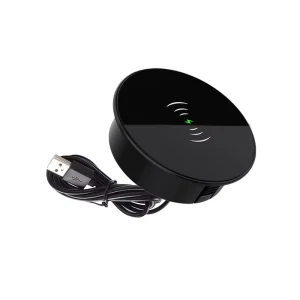 New Electric Products Desktop Furniture Embedded Magnetic Wireless Charger Table Built in 15W Desk Invisible Charger