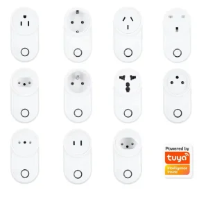 New High Quality EU US UK AU IT Smart Worldwide Power Socket Plug WiFi Smart Outlet with Voice Control PST-LSPA8 Factory