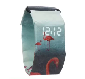 New Hot Creative Wristband Customized LED Smart Digital Wrist Waterproof Paper Watches for Gift
