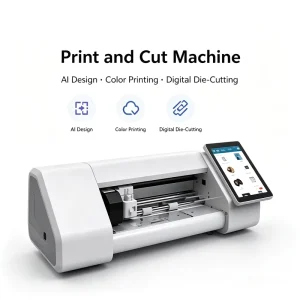New Innovation Print and Cut Machine AI Intelligence Color Printing Die-Cutting with Low MOQ