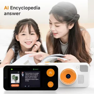 New Interactive Children’s Plastic Battery Powered Rechargeable Learning Machine English Learning Reading Educational Smart AI