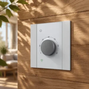 New Knob HY533 Wifi Modern Anti flammable PC+ABS Knob Digital Thermostat Smart Apartment Room Temperature Controller