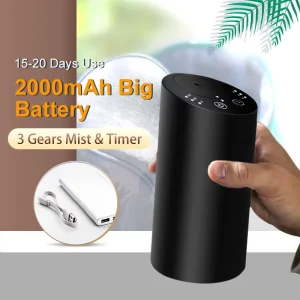 New Luxury Home Car Aroma Diffusers Long Battery Smart Wireless Aromatherapy Diffuser Waterless Metal Design 1 Year Warranty