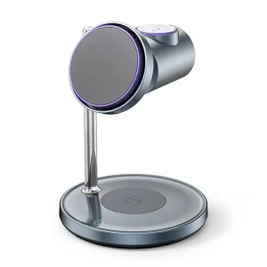 New Magnetic Wireless Charging Stand 3 in 1 Air Cooled Desktop Charging Station