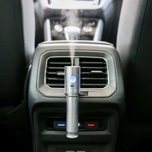 New Mini USB Rechargeable Air Freshener 15ml Smart Humidifier Humidistat Control Aroma Oil Diffuser Easy Carry Car Use Timer