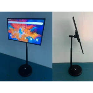 New Mobile Smart Display Android Floor Standing Touch Screen Kiosk 21.5 Inch USB Digital Signage Display 1920×1080 Screen