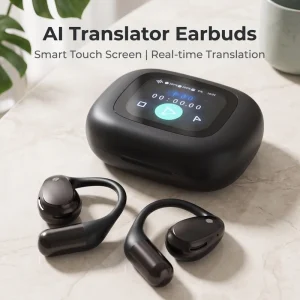 New Model AI Translation for 6.0 Headphones Cross Border In Ear Sports Smart Color Screen Earbuds