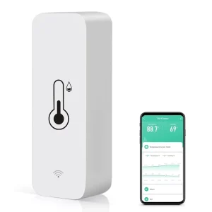 New OEM ABS Smart Phone Controlled Wireless Temperature Sensor with WiFi and for for Temperature Monitoring