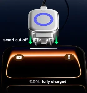 New OEM Universal Type C 140W Fast Charging Auto Cutoff Over Night Charging Intelligent Physical Disconnect Loop Pilot Lamp