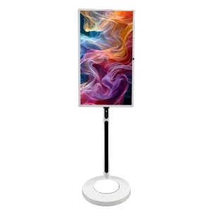 New Product 23.8 Inch LED Movable Touch Screen 4K Full HD Digital Display Home Entertainment Fitness Android Rotatable