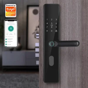 New Product Promotion Price Tuya WiFi Home Biometric Fingerprint Password Key Electronic Smart Door Lock