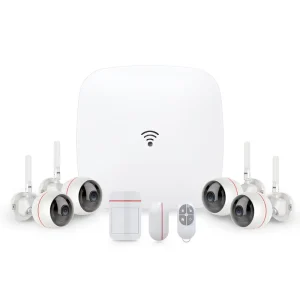 New Product Release Smart 4G WiFi IP GSM Automation Alarm Burglary System with 64 Wireless Sensors Homekit