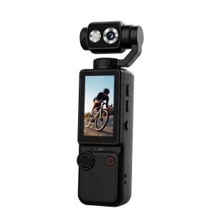 New Q8 Pocket Gimbal Camera 4K Vlog Camera Face Tracking Touch Screen Handheld Action Camera