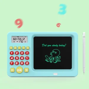 New Smart 2 in 1 Writing and Math Learning Machine Toys Spanish Portuguese Language for Kids