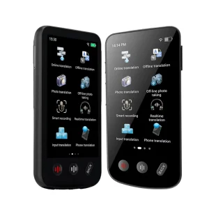 New Smart AI SIM DeepSeek ChatGPT 160-Language Real-Time Translator Device with Touch Screen 4G Color Display