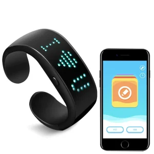 New Smart App Control LED Display Bracelets LED Programmable Message Led Wristband for Party