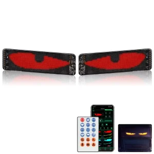 New Smart App Programmable DIY Devil Eyes LED Light with High Brightness Aluminum Material Universal Fit for Cars