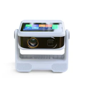 New Smart Dual Screen High Bright 8500 Lumens Projector 1080P Home Theater Movies Home Projector Portable Flip Stand