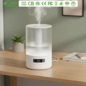 New Smart Electric Cool Mist Home Ultrasonic Humidifier Remote Control App-Controlled 7-Color Changing LED Night Light