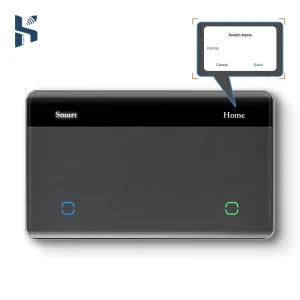 New Smart Home Luxury LED Display WiFi Remote Control Light Tuya Alexa Home Products Smart Wall Switch
