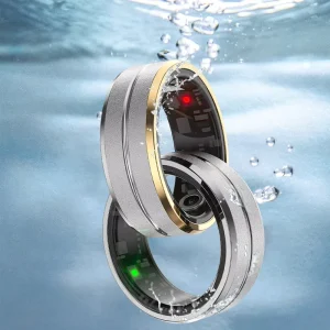 New Smart Ring Men Women Heart Rate Blood Oxygen and Sleep Monitor Smartring IP68 & 5ATM Waterproof Multi-sport Mode Ring girt
