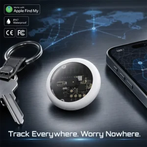New Smart Tag Bluetooth Tracker GPS Locator for Keys Wallet Pet Childproof Waterproof IPX8 Remote Camera Find My Device