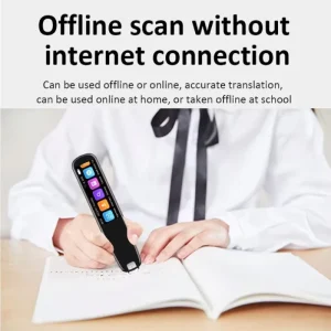New Smart Translation Pen Scanner IPS Display Android OS Type-C Charging Voice Reading Offline Arabic 112 Languages