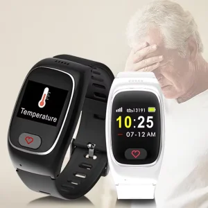 New Style 4G SOS Calling IP67 GPS Monitoring Real time Positioning Dual SIM Heart Rate Tracker for Elderly Patients