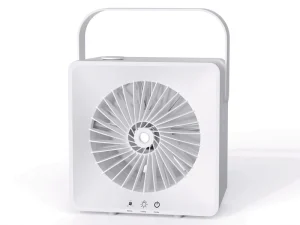 New Summer Air Cooler Mini Hand Fan Touch Screen Cross-Border Portable Desktop Sleep Quiet Humidification Spray Rechargeable