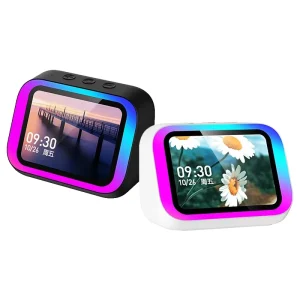 Tf26 Pro Smart Speaker Ai Voice Assistant Led Display Desktop Alarm Clock Bt Call Function Speaker