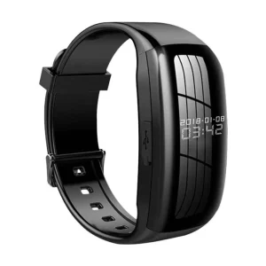 New Voice Activated Recording Aluminum Alloy Bracelet Sports Smart Watch HD Noise Reduction WAV Voice Recorder Built in Lithium