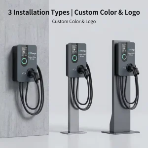 New WiFi Networked Wall Mounted 7kW Level 2 CCS2 EV Charger for Factory Direct Supply City Commercial Zones
