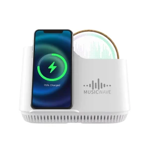 New15w Wireless Charger Mobile Phone Universal Charger Wireless Phone Charger Wireless Custom with Bluetooth Speaker