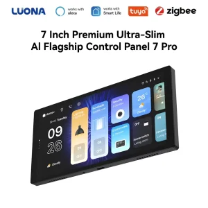 Newest 7 Inch Tuya Smart Control Panel 7 Pro Ultra Slim AI Flagship Touch Screen Smart Home Central Control Panel